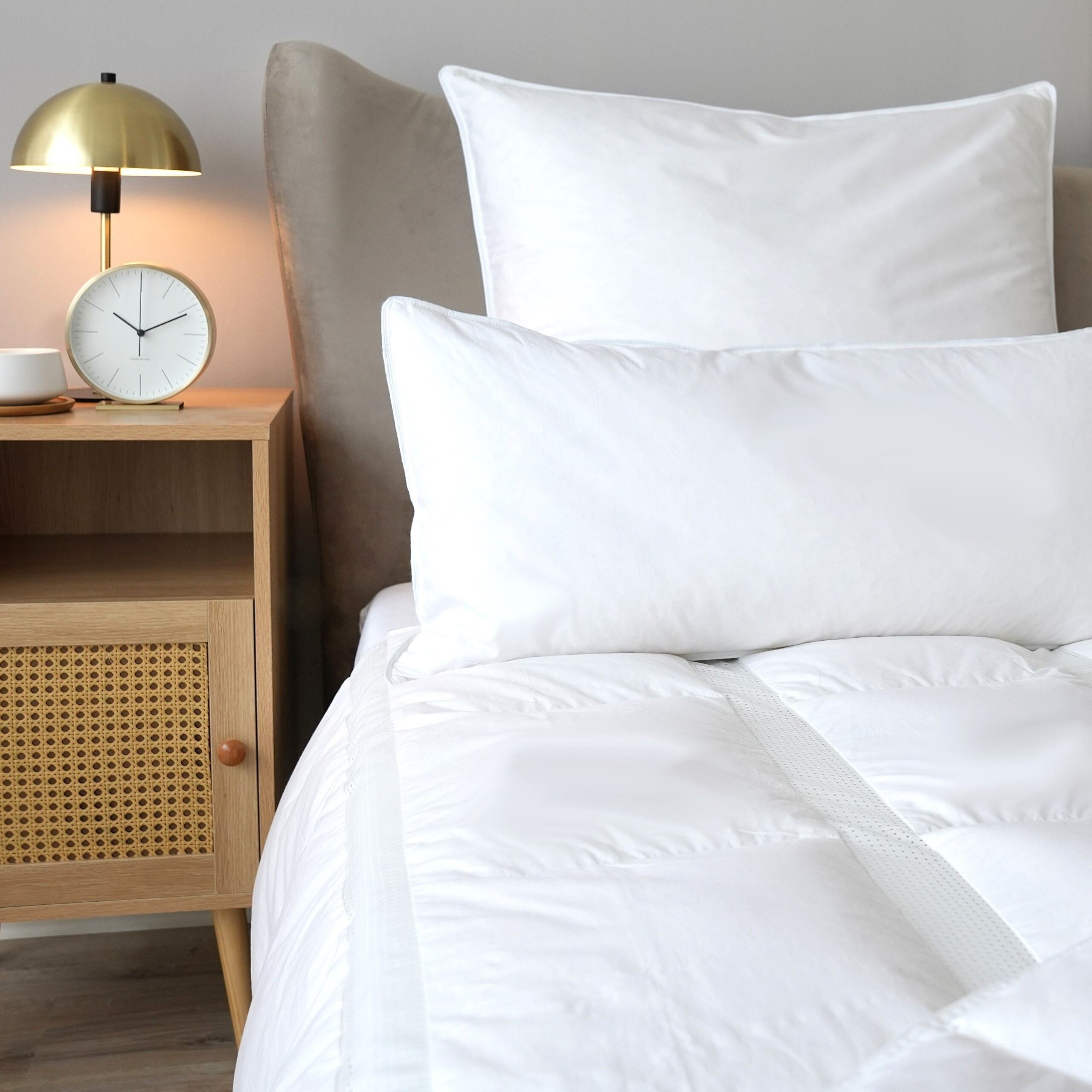 Clima Bettdecke - 90% Gänsedaune, Sommerdecke (2 Stück Set) - Nahaufnahme | BEFA Limburg