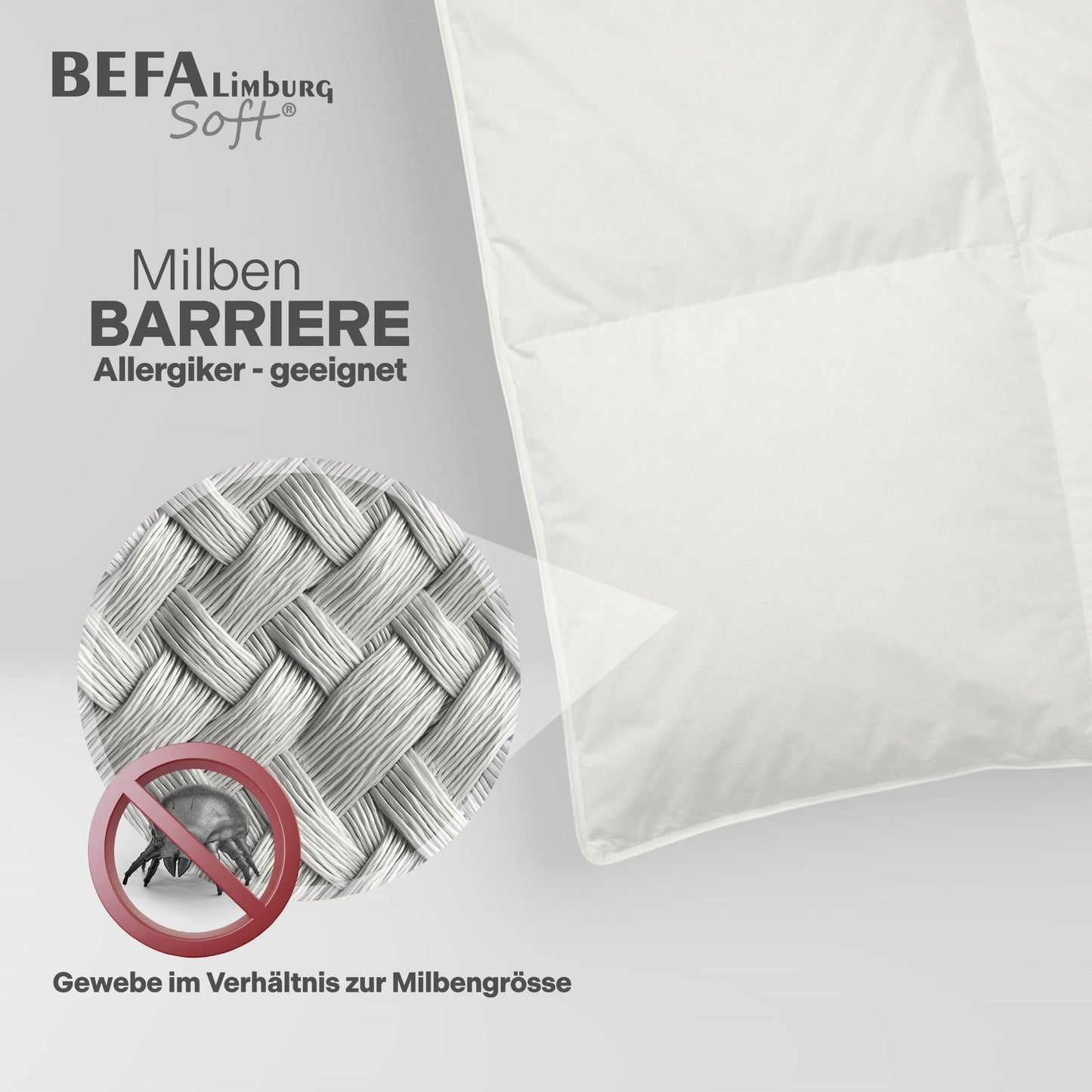 Federdecke - 90% Federn, Ganzjahreszeiten