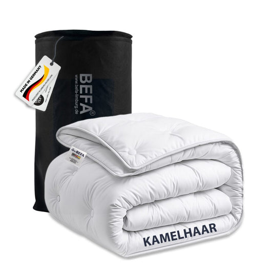 Kamelhaar Bettdecke - 100% Kamelhaarfüllung, Sommerdecke