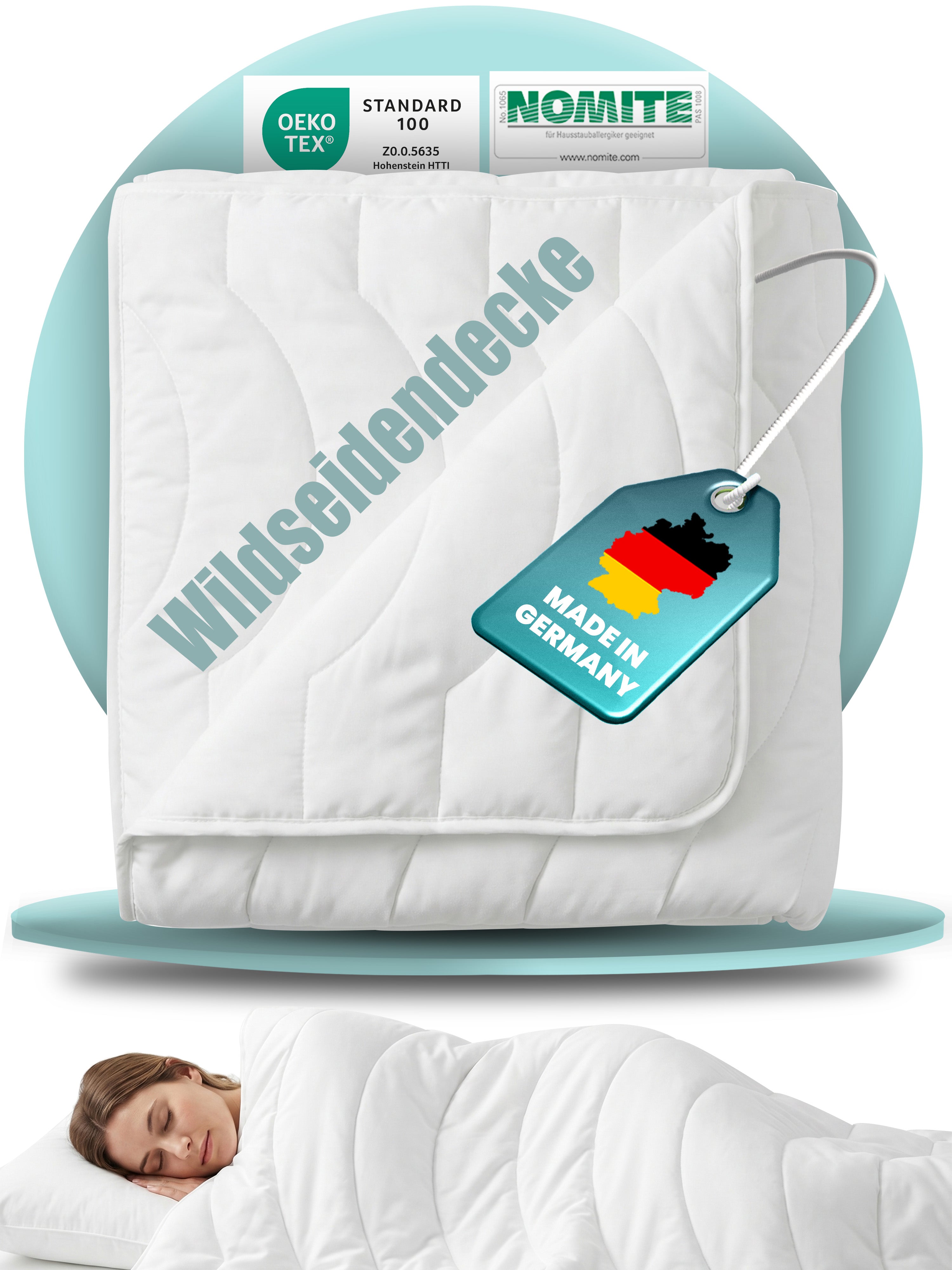 BEFA NATUR Wildseidendecke Sommer – 100% Wildseide