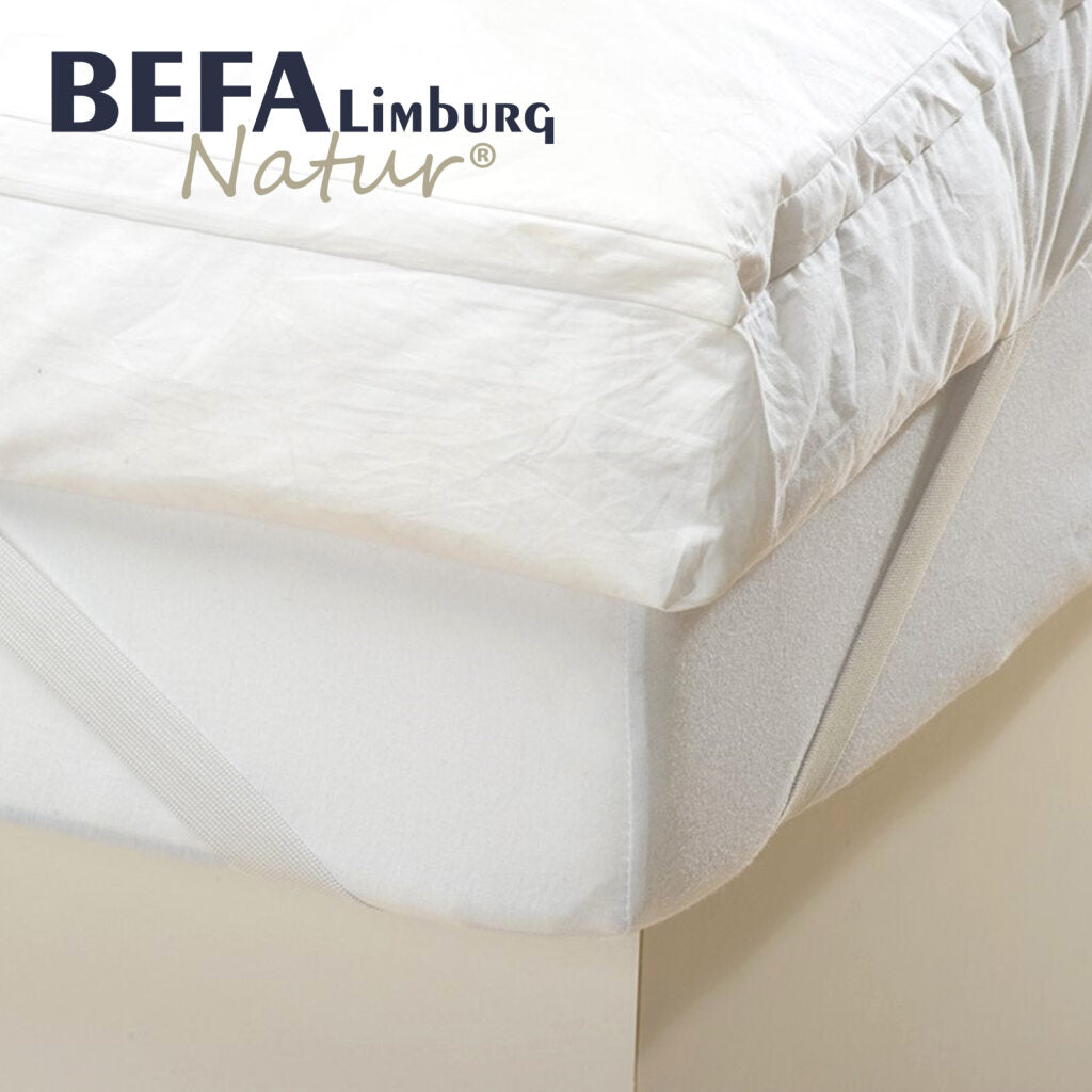Daunen Matratzenauflage - zweilagig - Seitenansicht | BEFA Limburg