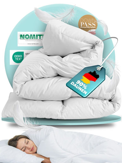 Daunendecke – 90% Daune, Sommerdecke