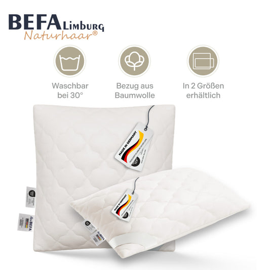 Kamelhaar Kopfkissen - 100% Kamelhaarfüllung