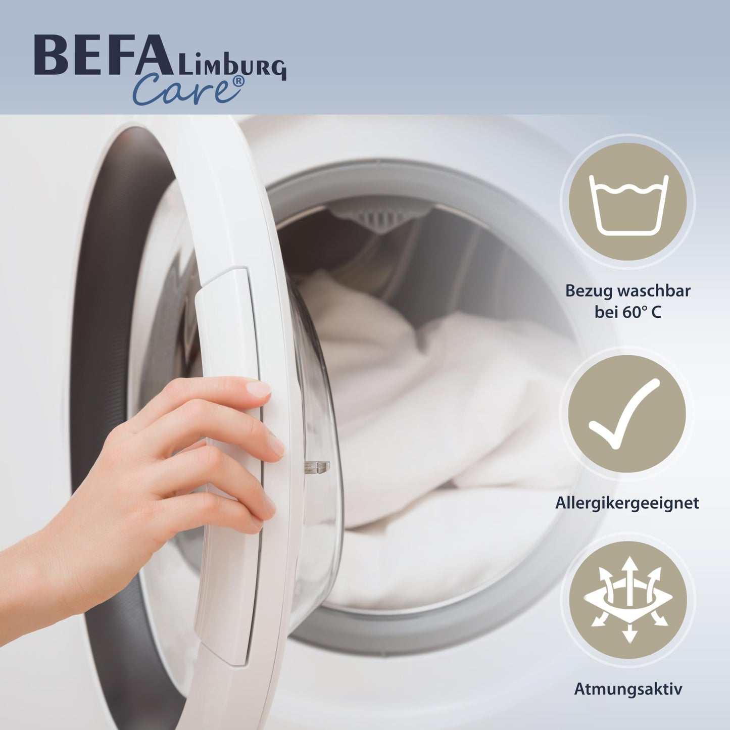 Seitenschläferkissen 40x145 / Schwangerschaftskissen / Extra Fest