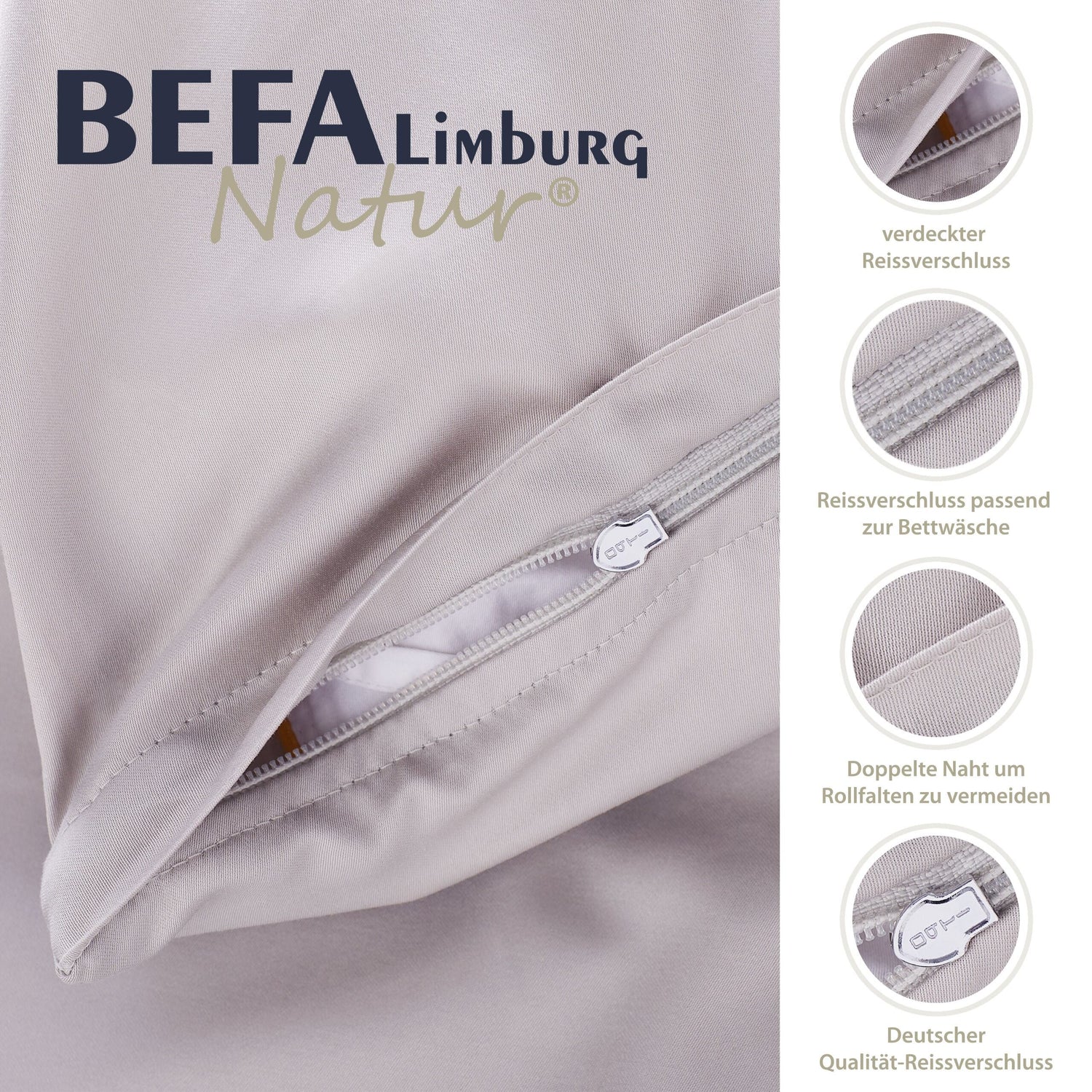 Bettwäsche Made in Germany - Blau - Füllung | BEFA Limburg