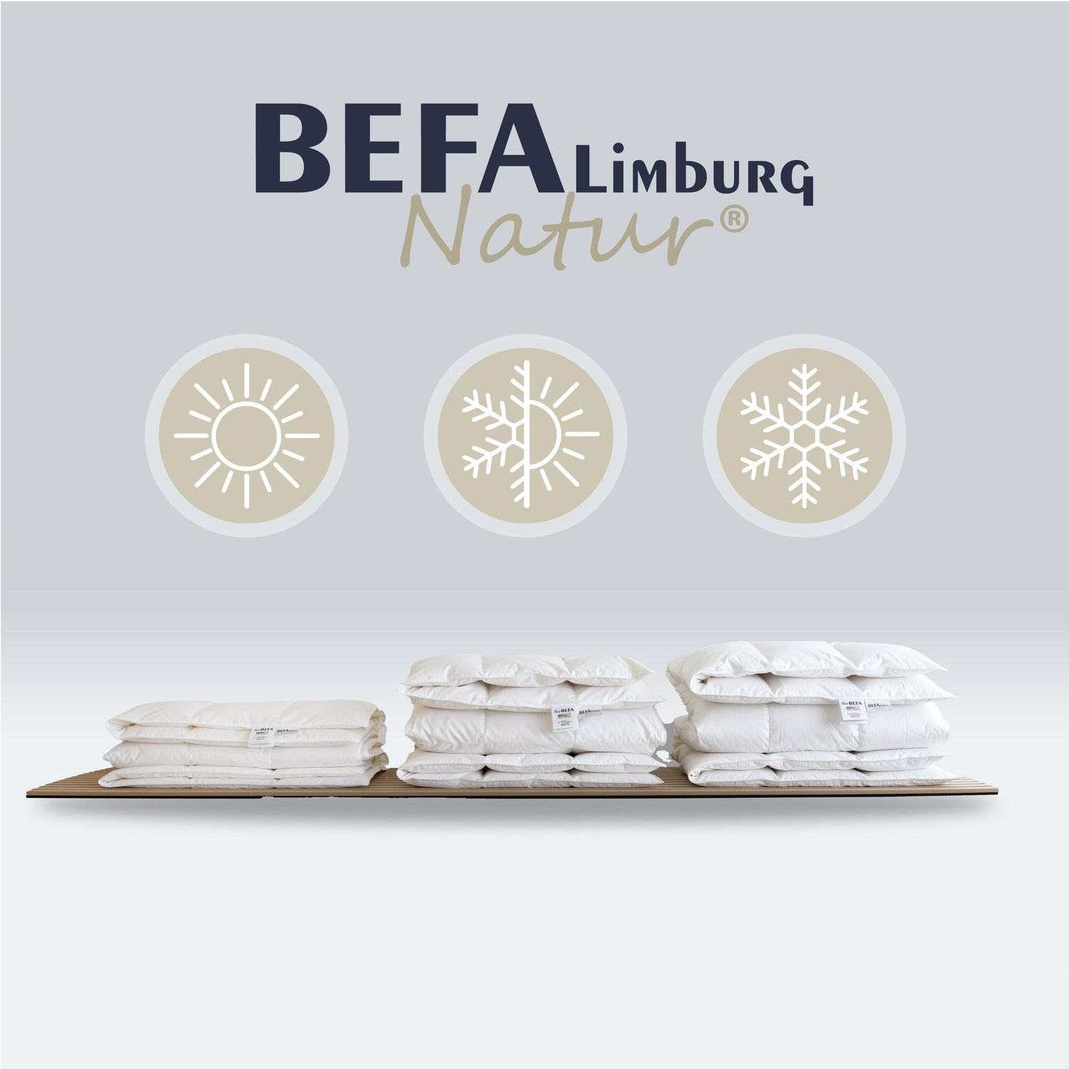 Daunendecke – 60% Daune, Ganzjahreszeiten