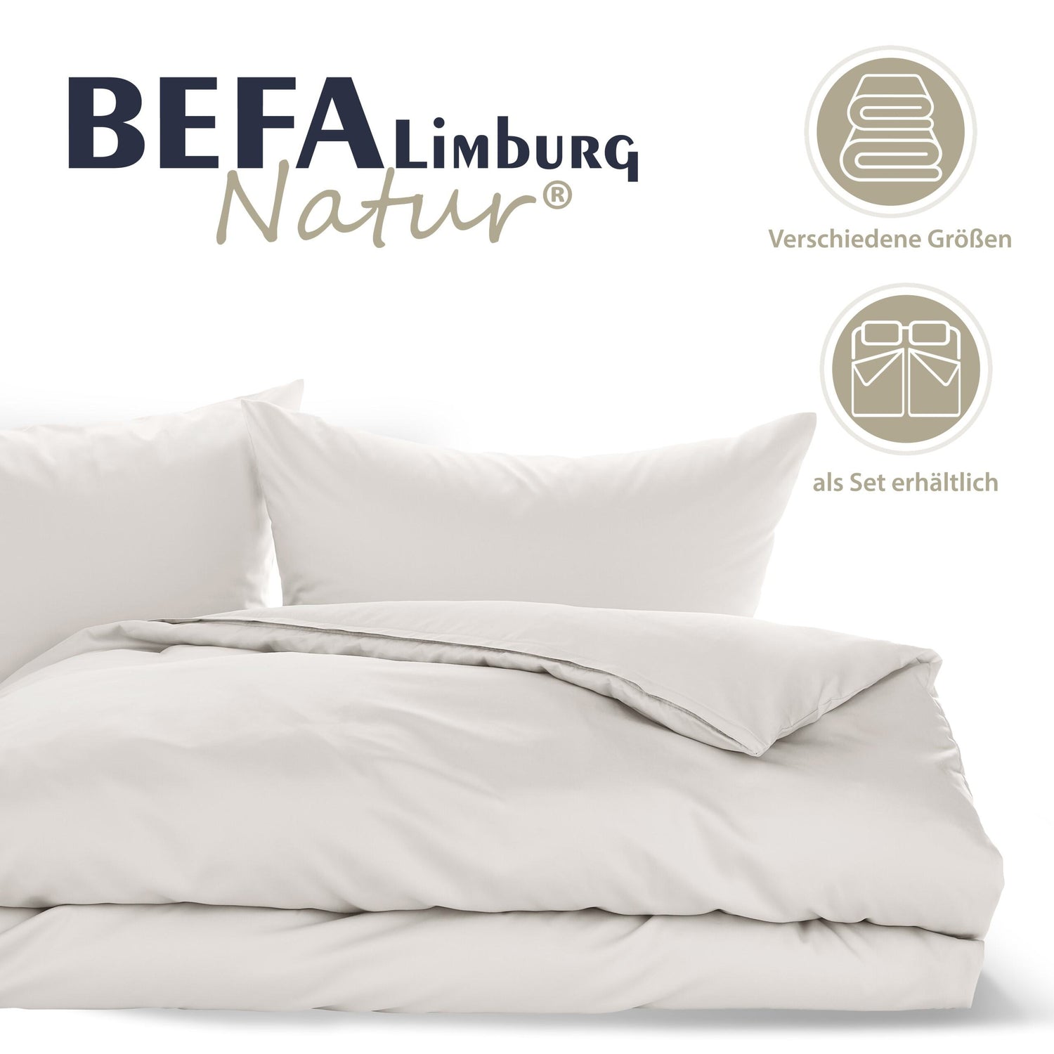 Bettwäsche Made in Germany - Weiß - Füllung | BEFA Limburg