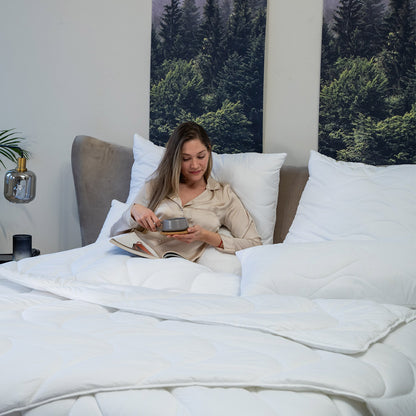 Mikrofaser Bettdecke mit Aloe Vera - Ganzjahreszeiten